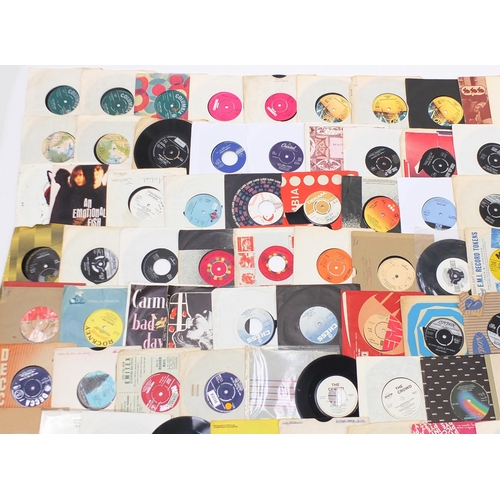 1453 - Collection of 45rpm records including Elvis Presley, The Hollies, Shirley Bassey, Barry Manilow, Ada... 