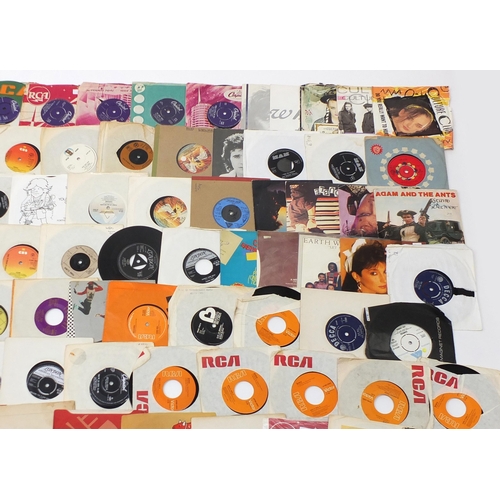 1453 - Collection of 45rpm records including Elvis Presley, The Hollies, Shirley Bassey, Barry Manilow, Ada... 