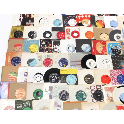 1453 - Collection of 45rpm records including Elvis Presley, The Hollies, Shirley Bassey, Barry Manilow, Ada... 