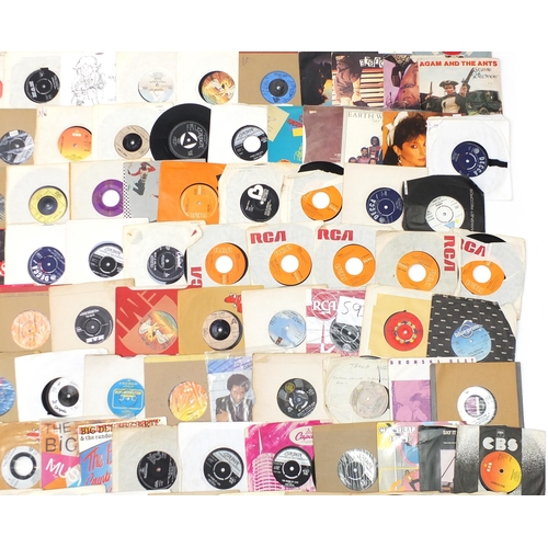 1453 - Collection of 45rpm records including Elvis Presley, The Hollies, Shirley Bassey, Barry Manilow, Ada... 