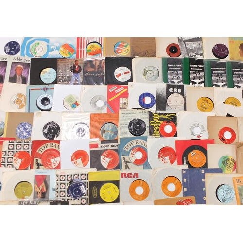 1458 - Collection of 45rpm records including The Beatles, The Bee Gees, The Everly Brothers, David Bowie, A... 