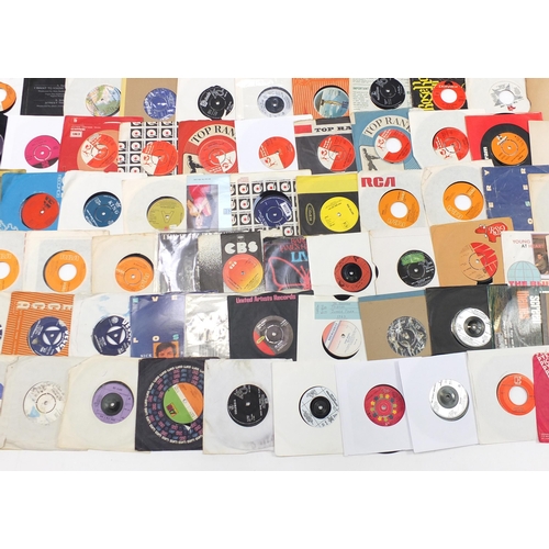 1458 - Collection of 45rpm records including The Beatles, The Bee Gees, The Everly Brothers, David Bowie, A... 