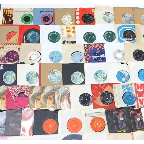 1436 - Collection of 45rpm records including Cliff Richard, Malcolm Roberts, Kraftwerk, The Dubliners and K... 