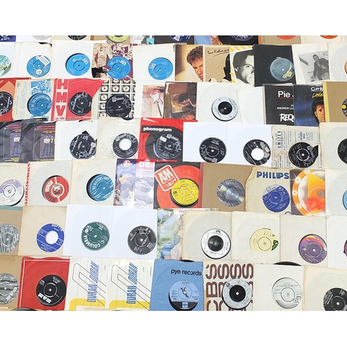 1436 - Collection of 45rpm records including Cliff Richard, Malcolm Roberts, Kraftwerk, The Dubliners and K... 