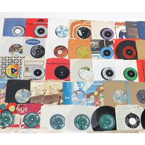 1457 - Collection of 45rpm records including Cliff Richard, The Ramblers, Johnnie Ray and Smoky Robinson