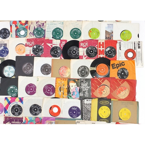 1457 - Collection of 45rpm records including Cliff Richard, The Ramblers, Johnnie Ray and Smoky Robinson