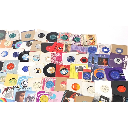 1434 - Collection of 45rpm records including The Beatles, Showaddy Waddy, Status Quo, David Essex, Gary Gli... 