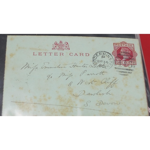 1520 - Collection of Victorian and later postal history and wax seals including Penny Reds, uniform penny p... 