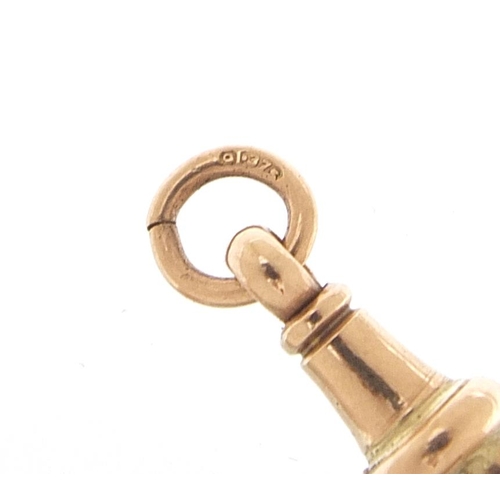 2021 - 9ct rose gold jewellery clasp, 2.5cm in length, 1.7g