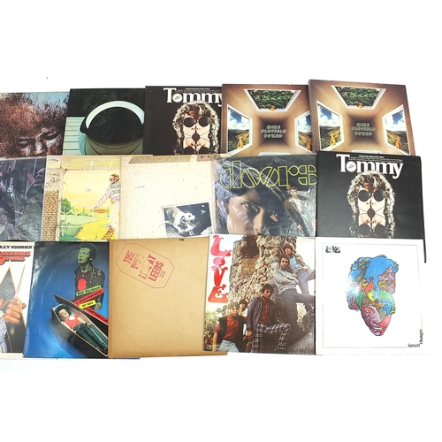 1463 - Vinyl LP records including Jimi Hendrix Experience, Love, Mike Oldfield, Elton John, Fleetwood Mac, ... 