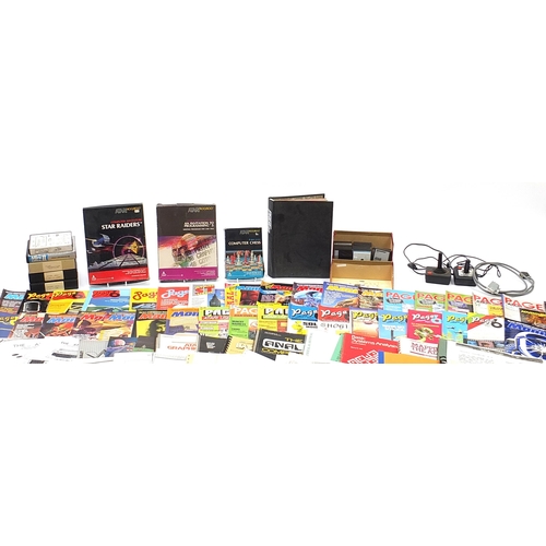 1301 - Collection of Atari accessories, cassettes and instructions