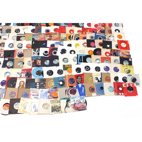 1443 - Collection of 45rpm records including The Hollies, Buddy Holly, Johnny & The Hurricanes, Elvis Presl... 