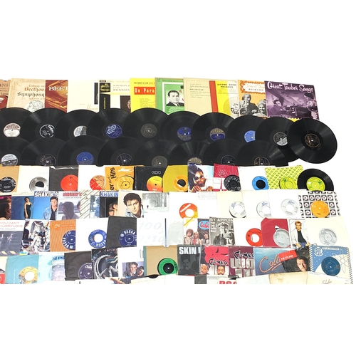 1461 - Collection of 45rpm records and 78's including Culture Club, David Cassidy, Shirley Bassey, Shakin' ... 