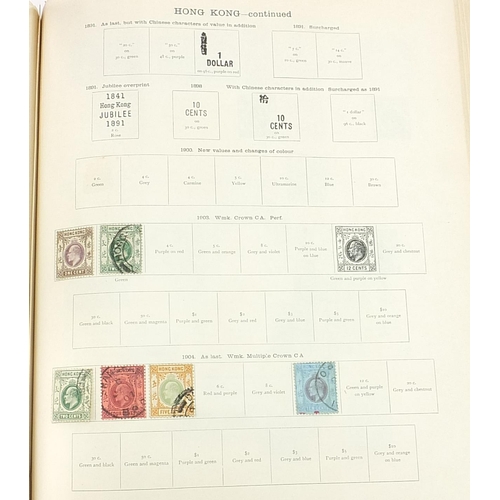 1528 - Collection of early Empire and Commonwealth stamps arranged in an album