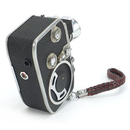 360 - Bolex Paillard B8L camera with handle, case and instuctions, the case 20cm wide