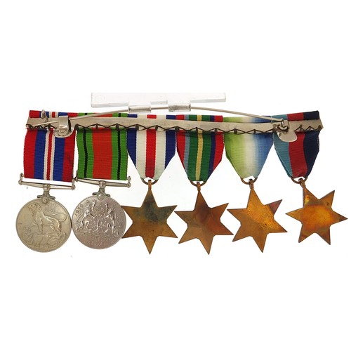 2284 - British military World War II six medal group including four stars