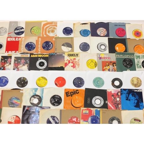 1433 - Collection of 45rpm records including The Pearls, Gene Pitney, Elvis Presley, Ringo Starr and David ... 