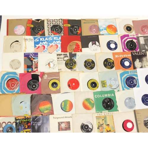 1442 - Collection of 45rpm records including The Kinks, The Bee Gees, Evelyn King and Hudson Ford