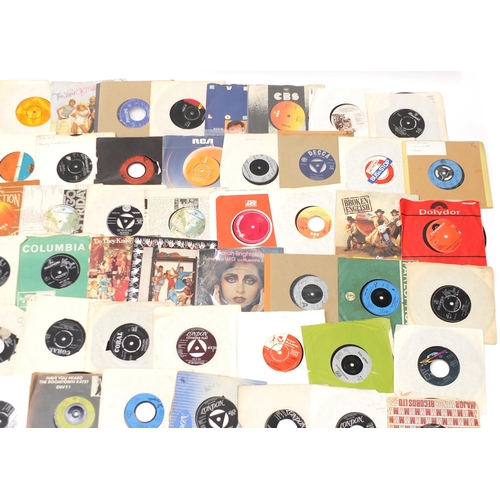 1449 - Collection of 45rpm records including Freddie Mercury, The Bee Gees, Shirley Bassey, The Bachelors, ... 