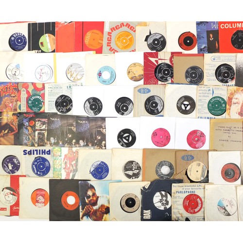 1440 - Collection of 45rpm records including Slade, Status Quo, The Bee Gees, Barry Manilow, The Bachelors ... 