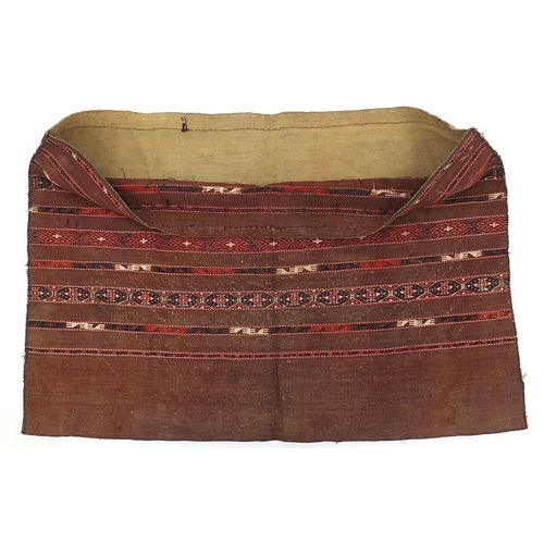 1255A - Middle Eastern Turkman Jewal saddle bag, 114cm x 78cm