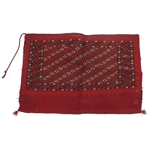 1258A - Middle Eastern Turkman Jewal saddle bag, 120cm x 71cm