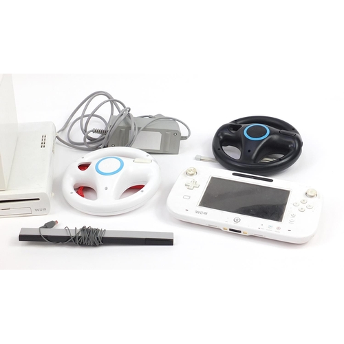 1184 - Nintendo Wii U games console, Nintendo Wii games console with accessories and a collection of games