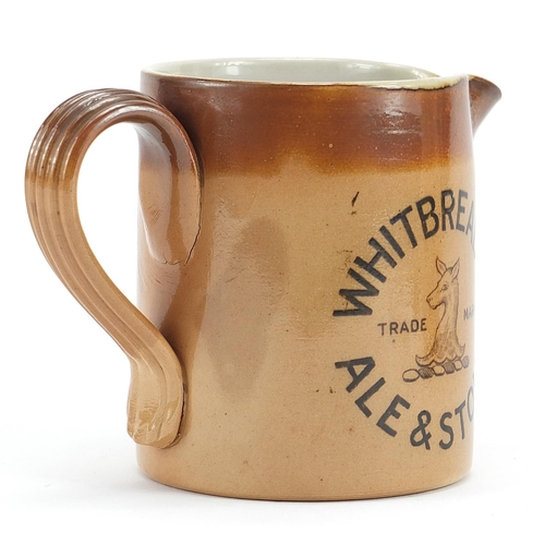 287 - Royal Doulton stoneware Whitbread Ale & Stout advertising jug numbered 4688, 11cm high