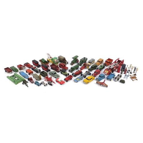 1179 - Collection of vintage diecast vehicles including Dinky, Lone Star and Meccano