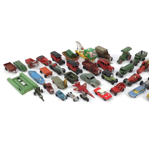 1179 - Collection of vintage diecast vehicles including Dinky, Lone Star and Meccano