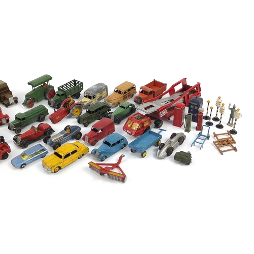 1179 - Collection of vintage diecast vehicles including Dinky, Lone Star and Meccano