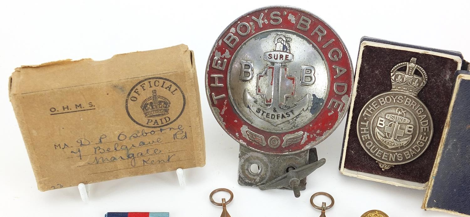 Objects including Boy's Brigade car - auctions & price archive
