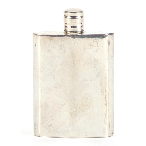 2128 - Italian silver scent bottle with stopper, impressed marks to the base, 5.5cm high, 29.0g