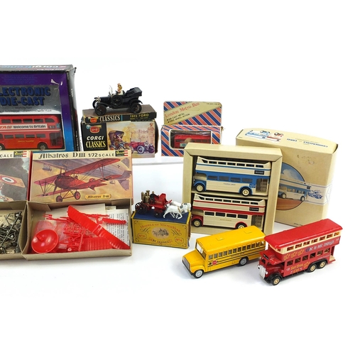 1187 - Collection of diecast vehicles, some with boxes, including Corgi, Revell and Matchbox