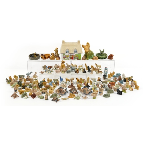 1011 - Large collection of Wade Whimseys, figures and Post Office butter dish, the largest 15cm wide