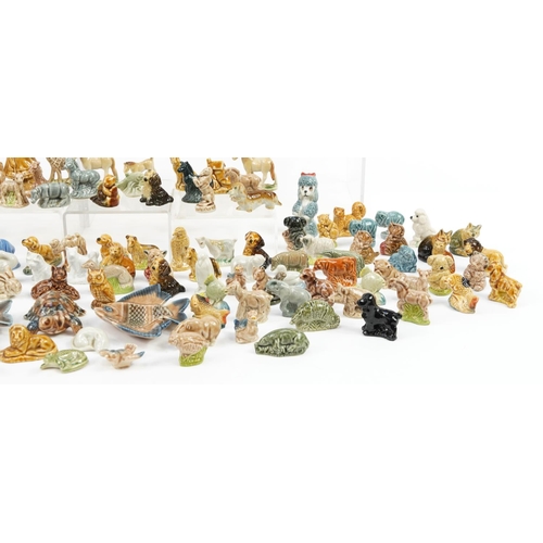 1011 - Large collection of Wade Whimseys, figures and Post Office butter dish, the largest 15cm wide