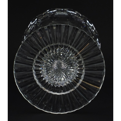 192 - Victorian celery glass vase, 26cm high