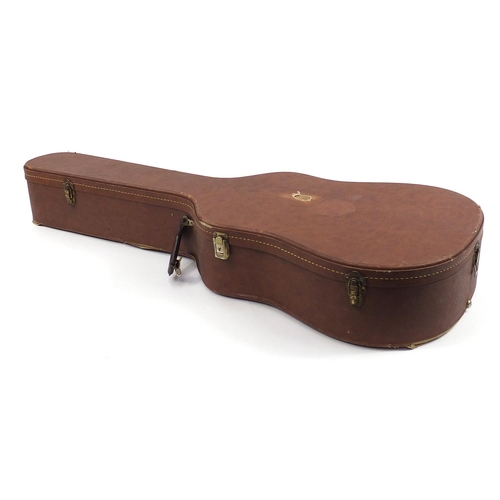 404 - Hoyer, German wooden twelve string acoustic guitar with protective carry case