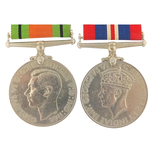 615 - British military World War II medal pair