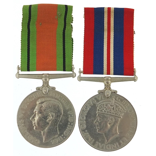 615 - British military World War II medal pair