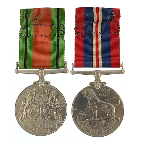 615 - British military World War II medal pair