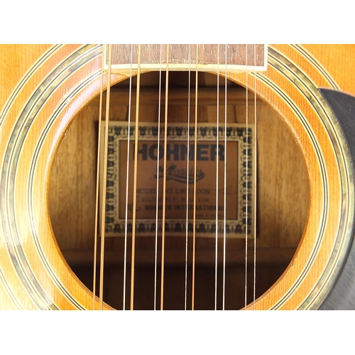 405 - Hohner Leyanda twelve string acoustic guitar, model number LW1200N