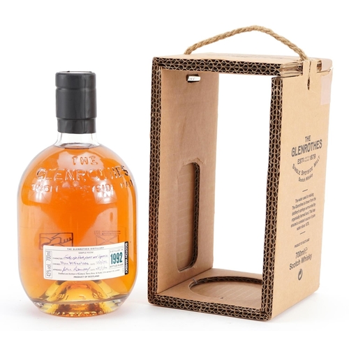 360 - 700ml bottle of 1992 Glenrothes Speyside single malt whiskey