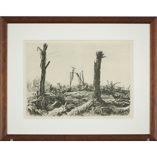 585 - Sir David Muirhead Bone - Set of four prints from The Western Front, published 1917, each with detai... 