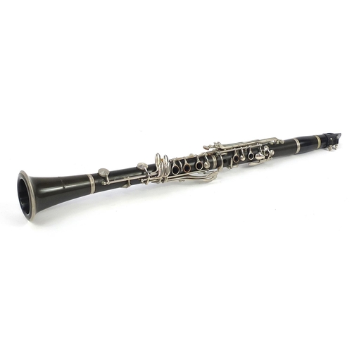 403 - Intermusic five piece clarinet with fitted case, 60cm in length