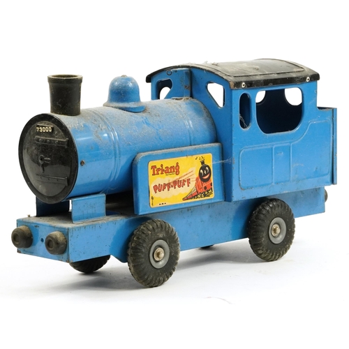 1579 - Vintage Tri-ang tinplate Puff Puff locomotive, 43cm in length