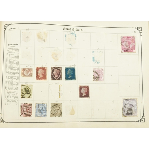 2590 - 19th century and later world stamps arranged in the 6th edition of The Permanent Postage Stamp album... 