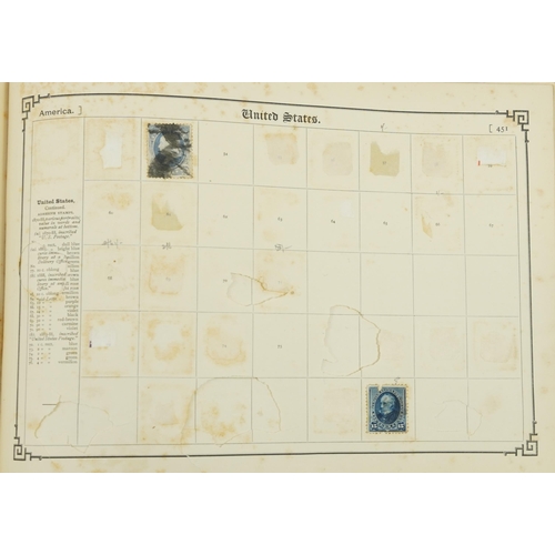 2590 - 19th century and later world stamps arranged in the 6th edition of The Permanent Postage Stamp album... 