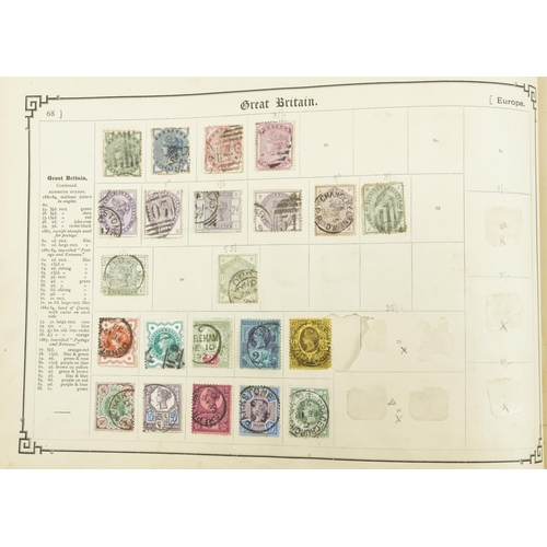 2590 - 19th century and later world stamps arranged in the 6th edition of The Permanent Postage Stamp album... 