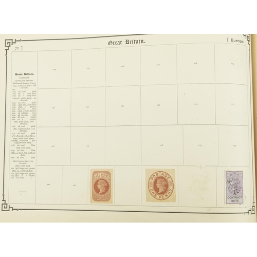 2590 - 19th century and later world stamps arranged in the 6th edition of The Permanent Postage Stamp album... 